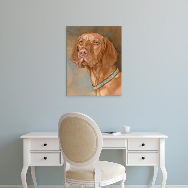 Easy Art Prints Edie Fagan's 'Bennett Vizsla' Premium Canvas Art