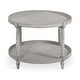preview thumbnail 23 of 28, Kate and Laurel Bellport Round Wood Coffee Table