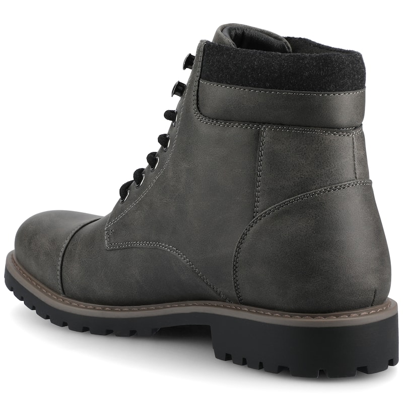 Vance Men's Yukkon Medium and Wide Width Cap Toe Boot