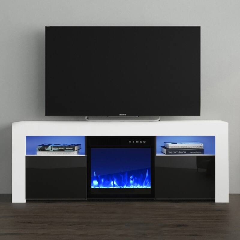 Copper Grove Qorasuv 58-inch Electric Fireplace TV Console
