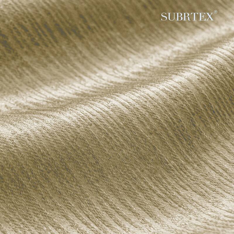 Subrtex Blackout Curtain Solid Thermal Window Drapes Panel Pair