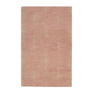 Home Decor Pink Hand-Tufted Wool Rug by EORC Vibrant and Stylish Area ...