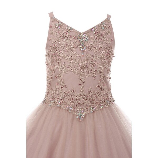 dusty pink dress for girls