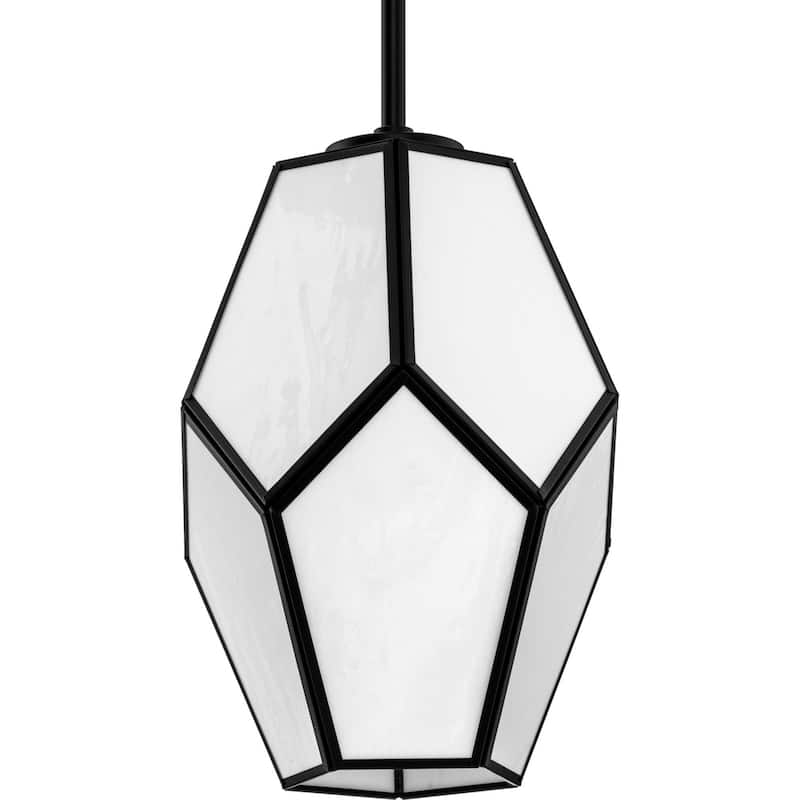 Progress Lighting P500435 Latham 9" Wide Mini Pendant - Matte Black