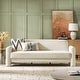 preview thumbnail 10 of 39, HULALA HOME Isai Modern Curved Velvet Sofa Ivory