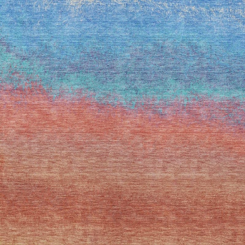 HomeRoots Ombre Transitional Rectangle Outdoor Rug