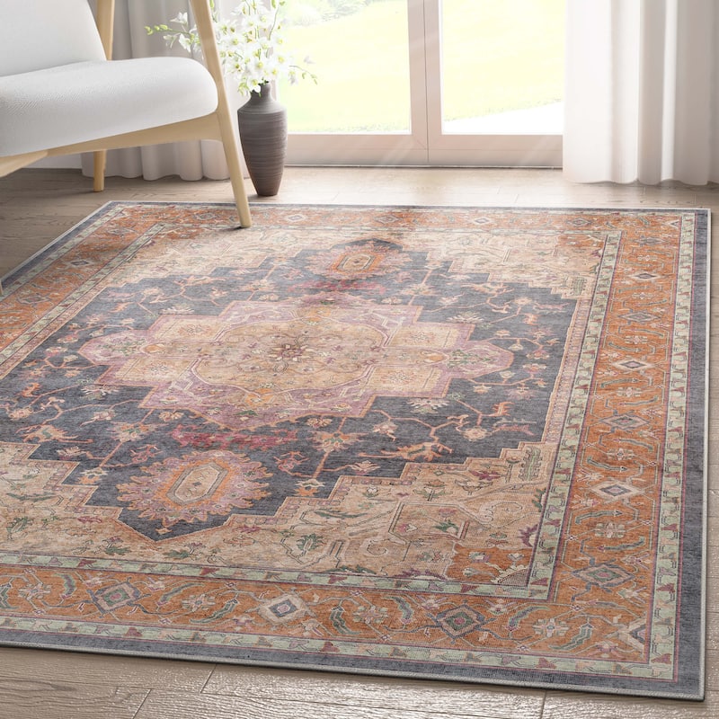 Well Woven Apollo Paris Persian Oriental Machine Washable Area Rug