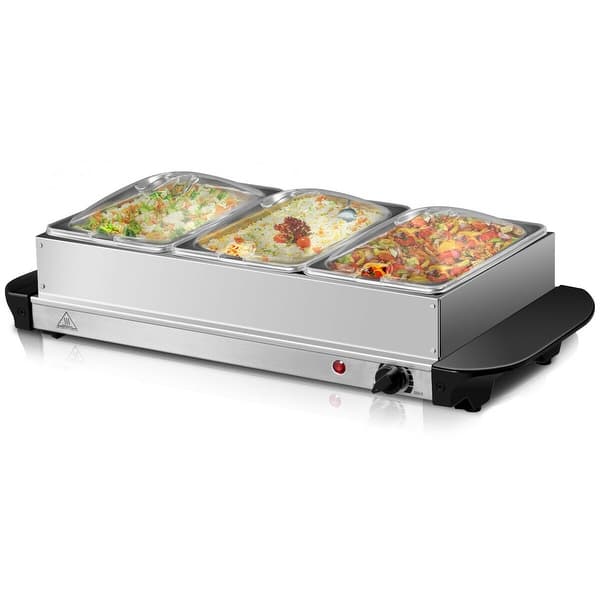 Shop Gymax Buffet Server Food Warmer Stainless Steel 1 5 Quart 3
