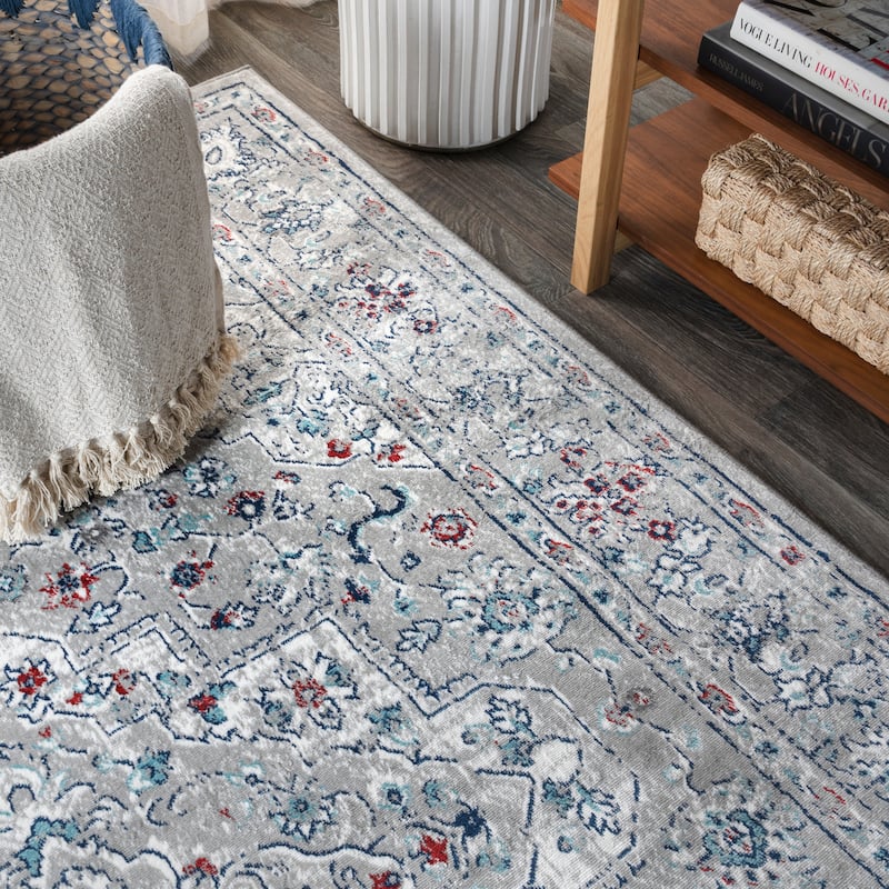 JONATHAN Y Traditional Persian Vintage Medallion Area Rug