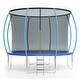 preview thumbnail 2 of 68, 10/12/14/16 FT Outdoor Trampoline Bounce Combo W/Closure Net