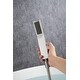 preview thumbnail 4 of 32, Modern Wall Mounted Bathtub Faucet with Hand Shower 180° Swivel Tub Filler Faucet Single Handle Contemporary Tub Faucet