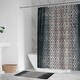 preview thumbnail 2 of 5, Laural Home Canyon Charcoal Shower Curtain