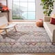 SAFAVIEH Amsterdam Bridget Moroccan Boho Rug - 11' x 11' Square - Light Grey/Multi