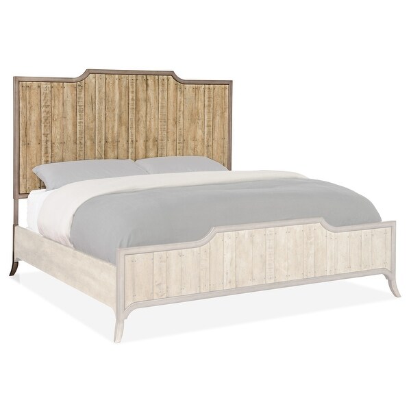 Hooker Furniture 1620-90367 Urban Elevation King Maple and Metal Headboard from the American Life Collection - Light Maple