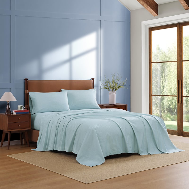 Tommy Hilfiger Printed Cotton Percale Sheet Set