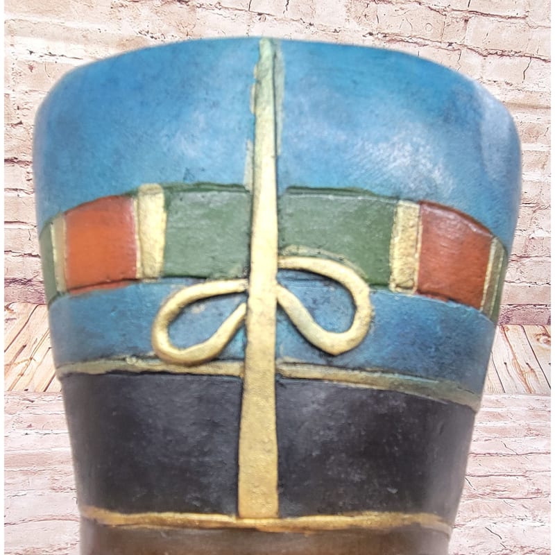 Nefertiti Collectible Bronze Sculpture Egypt Art Bust Art Nouveau Marble Figure