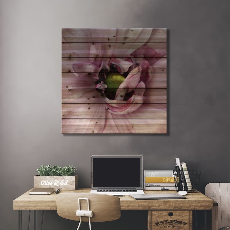 Step Into My Boudoir Print On Wood by Magda Indigo - Multi-Color