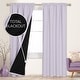 preview thumbnail 43 of 117, Deconovo 100% Full Blackout Double-Layer Rod Pocket Curtains (2 Panels)