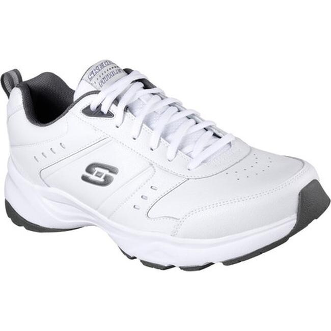 skechers white tennis shoes