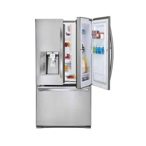 Shop Lg Lfxs29766 29 Cubic Foot Ultra Capacity 3 Door French Door