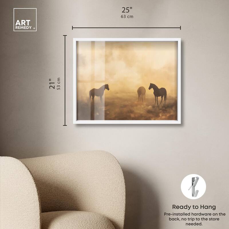 Equine Trio Shadowbox by Art Remedy