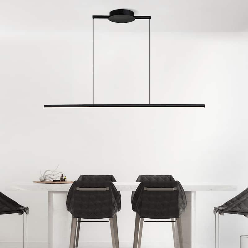 OYIPRO Kitchen Island Pendant Lighting Integrated LED Linear Light Fixture