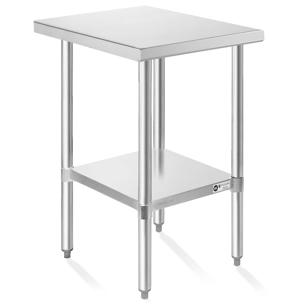 30 x 18 NSF Commercial Stainless Steel Table for Kitchen Prep and Work - 30" x 18"
