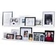 preview thumbnail 3 of 8, Wallniture Denver 56 Inch Floating Shelves, White Picture Ledge (Set of 2)