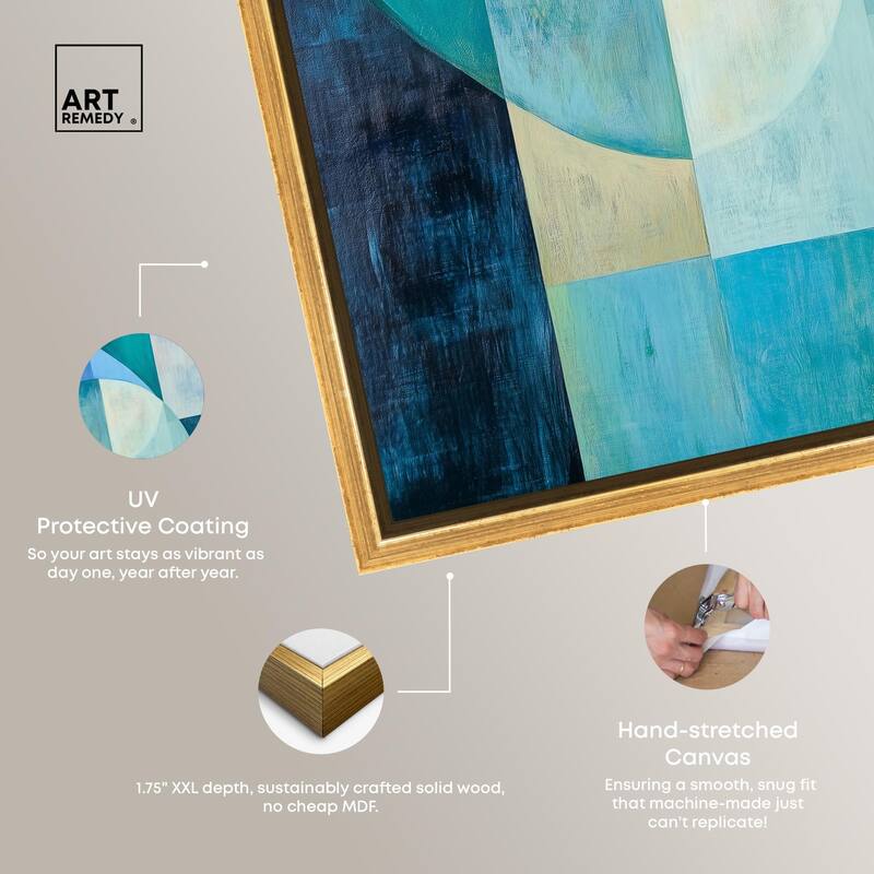 Color Blocks I Canvas by Art Remedy