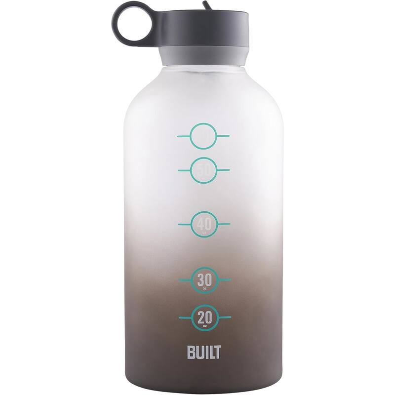Byo 74 Oz Tritan Motivational Bottle - Black