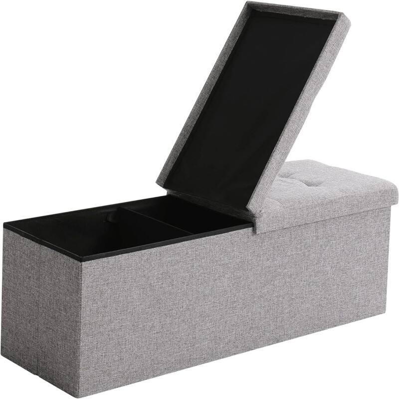 Storage Ottoman Foldable 45.3 Inches