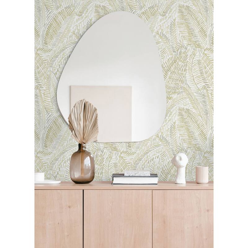 A-Street Prints Fildia Honey Botanical Wallpaper