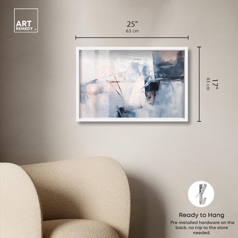 Blue Rapture I Shadowbox by Art Remedy