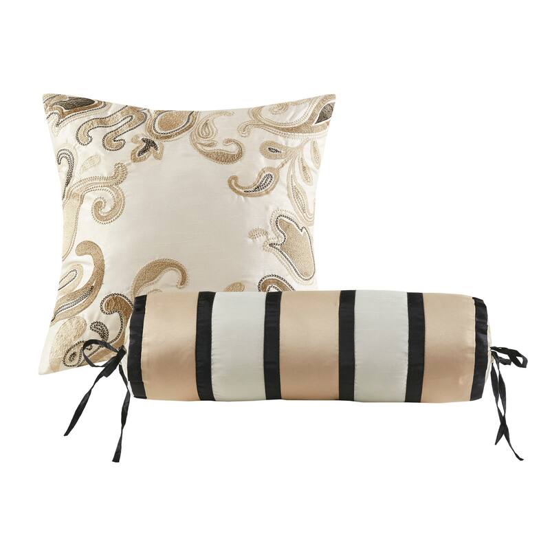 Madison Park Wellington 12 Piece Comforter Set with Cotton Bed Sheets