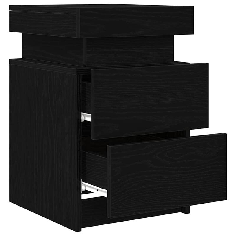 vidaXL Bedside Cabinet Engineered wood Standard Bedside Cabinet