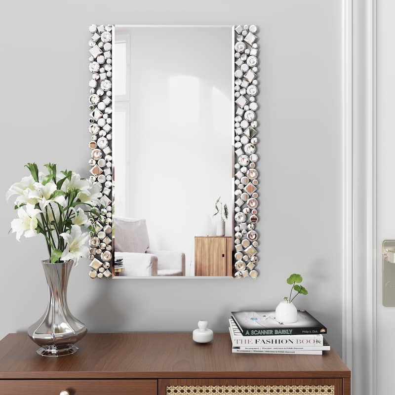 KOHROS Modern Rectangular Decorative Wall Mirror