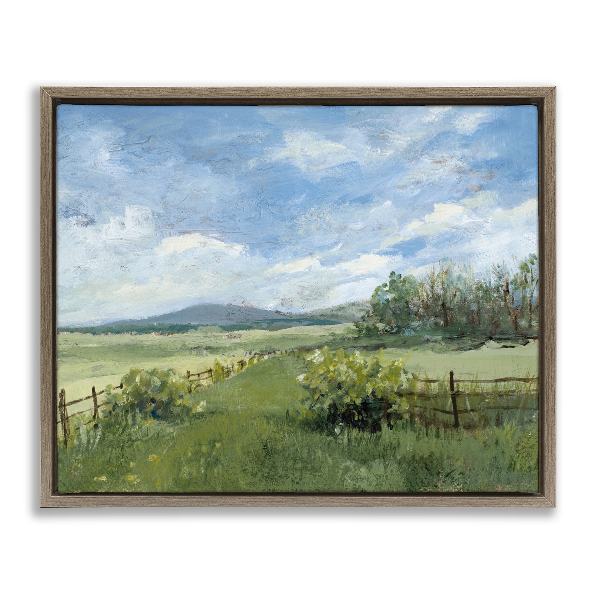 Stupell Thank You Nature Landscape Framed Floater Canvas Wall Art Design By Lanie Loreth