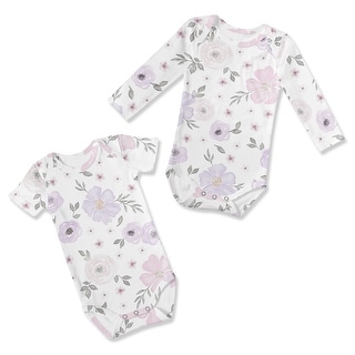 Sweet Jojo Designs Lavender Purple Boho Floral Girl 0-6M Baby Clothes ...