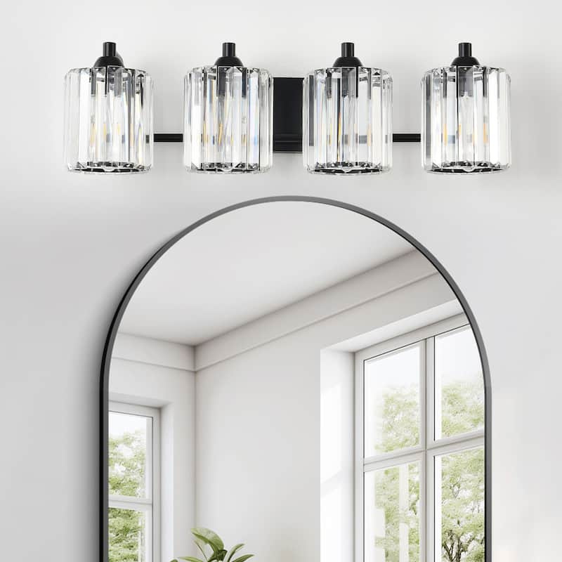 Crystal Dimmable Wall Sconce Light - 4-Light