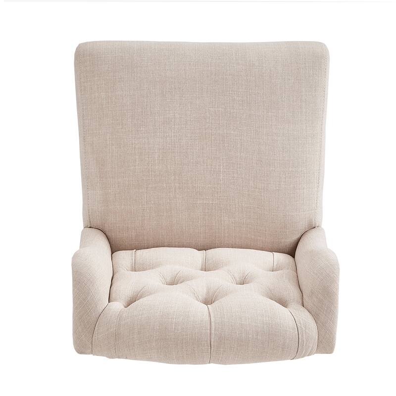 Lakin Tufted Linen Upholstered Stool (Set of 2) by iNSPIRE Q Artisan