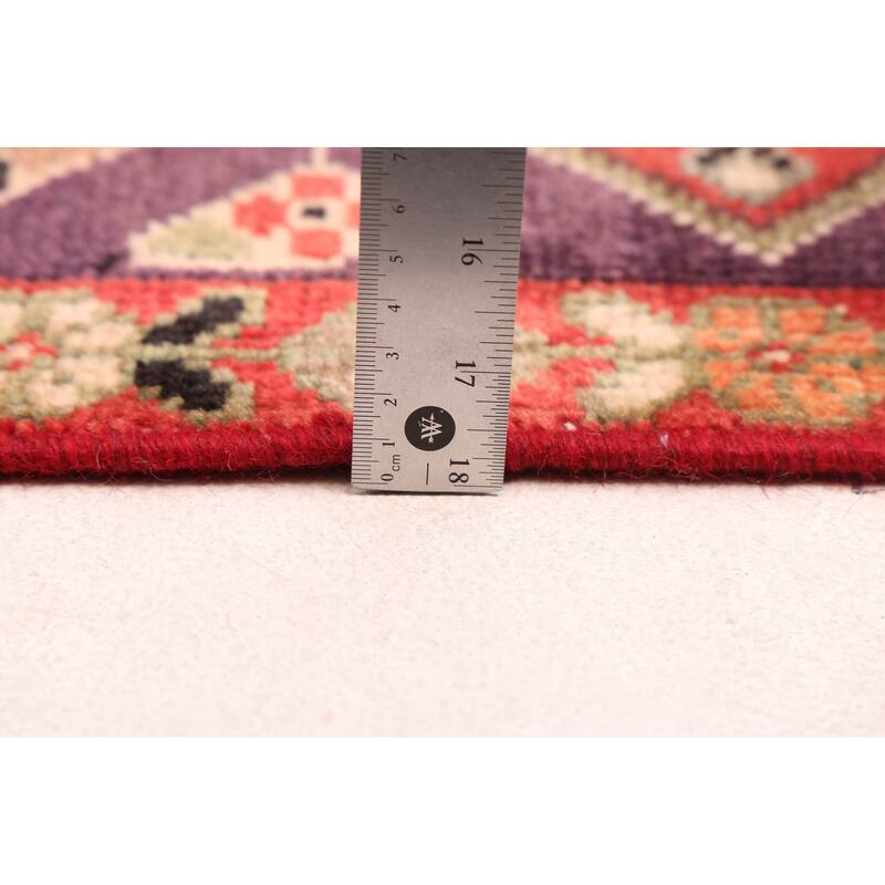 ECARPETGALLERY Hand-knotted Antalya Vintage Beige, Red Wool Rug - 6'7 x 9'8