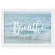 preview thumbnail 2 of 3, Wynwood Studio 'Ocean Breathe' Nautical and Coastal Blue Wall Art Framed Print