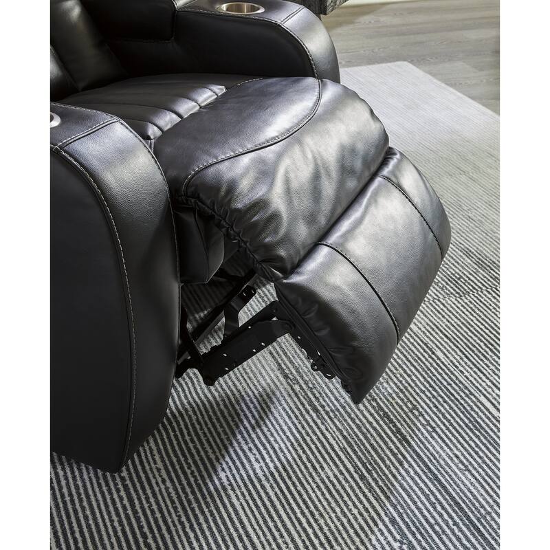 Signature Design by Ashley Caveman Den Midnight Power Recliner