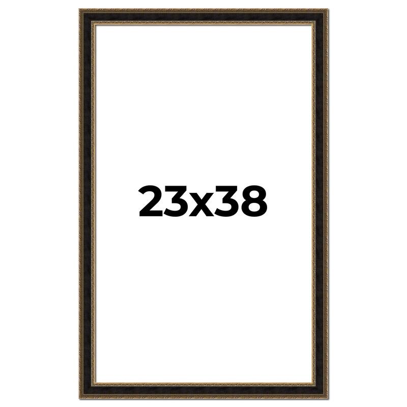 23x38 Frame Gold Antique Vintage Sold Wood Picture Frame | 1.75 Inch
