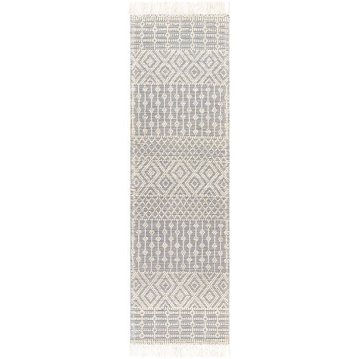 Thackery Handmade Farmhouse Stripe Wool Area Rug