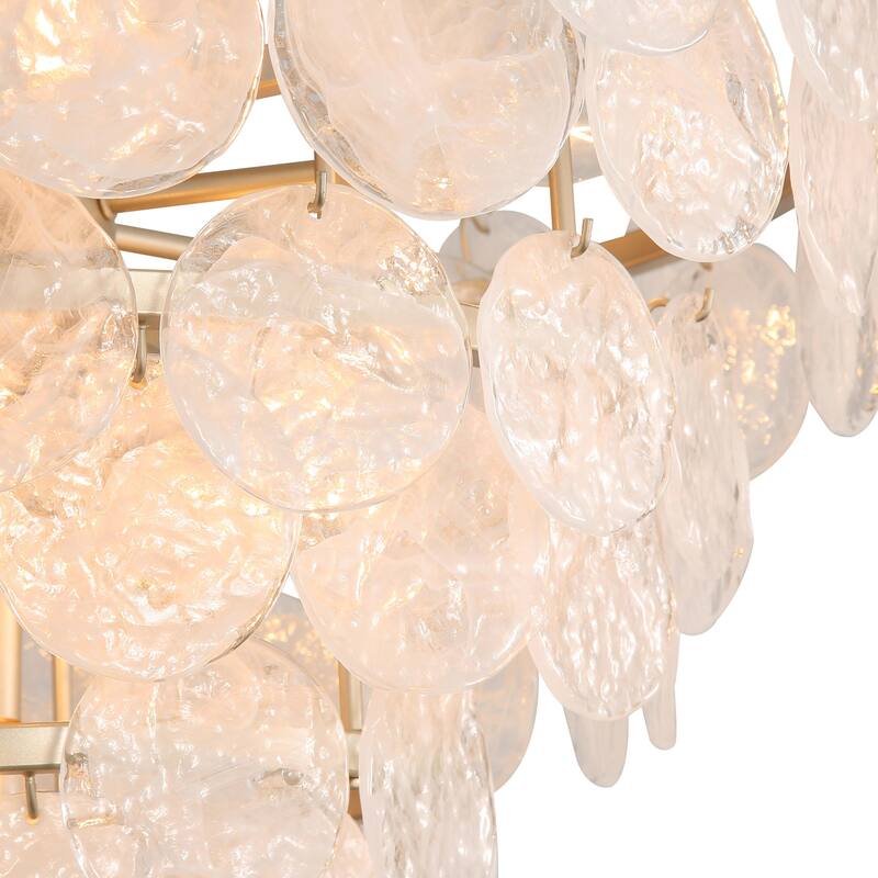 Golden Lighting 6007-27 Cascada 11 Light 28" Wide Pendant