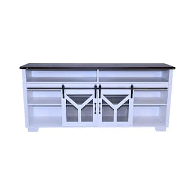 TV Stand with LED Light Strips