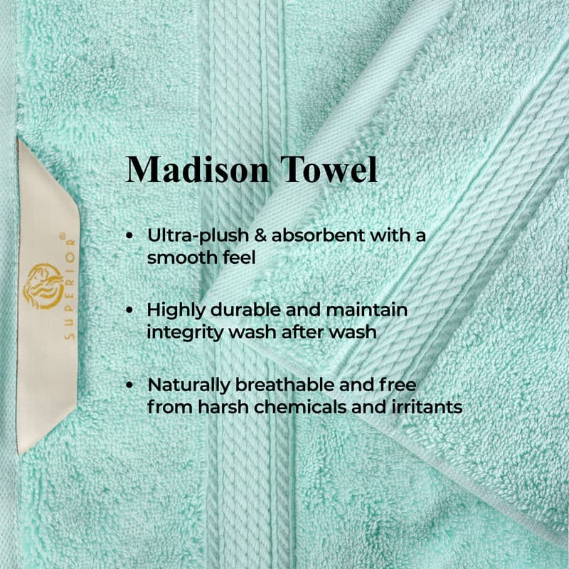 Superior Luxury Egyptian Cotton Bath Towel Set of 4 Ultra Plush, Heavyweight, Absorbent Spa & Hotel Quality Bath Towels Set
