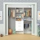 preview thumbnail 1 of 22, ClosetMaid SuiteSymphony Modern 4-Drawer 25-Inch Tower Closet Organizer