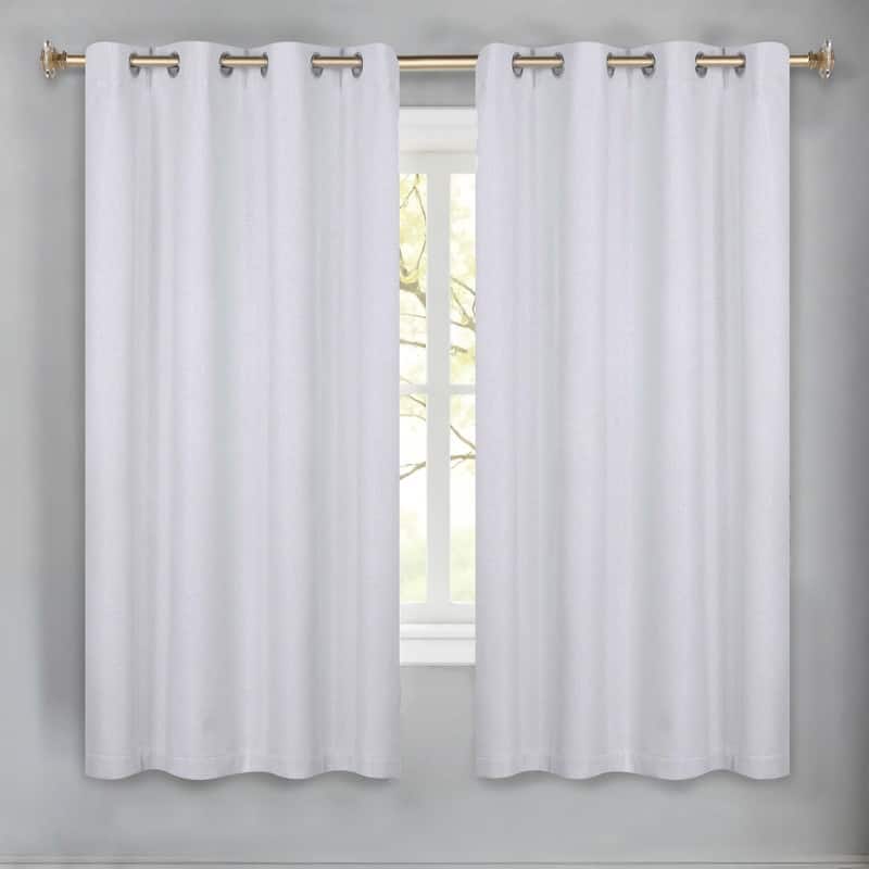 Superior Nyan 100% Blackout Grommet Curtains, Set of 2 Panels